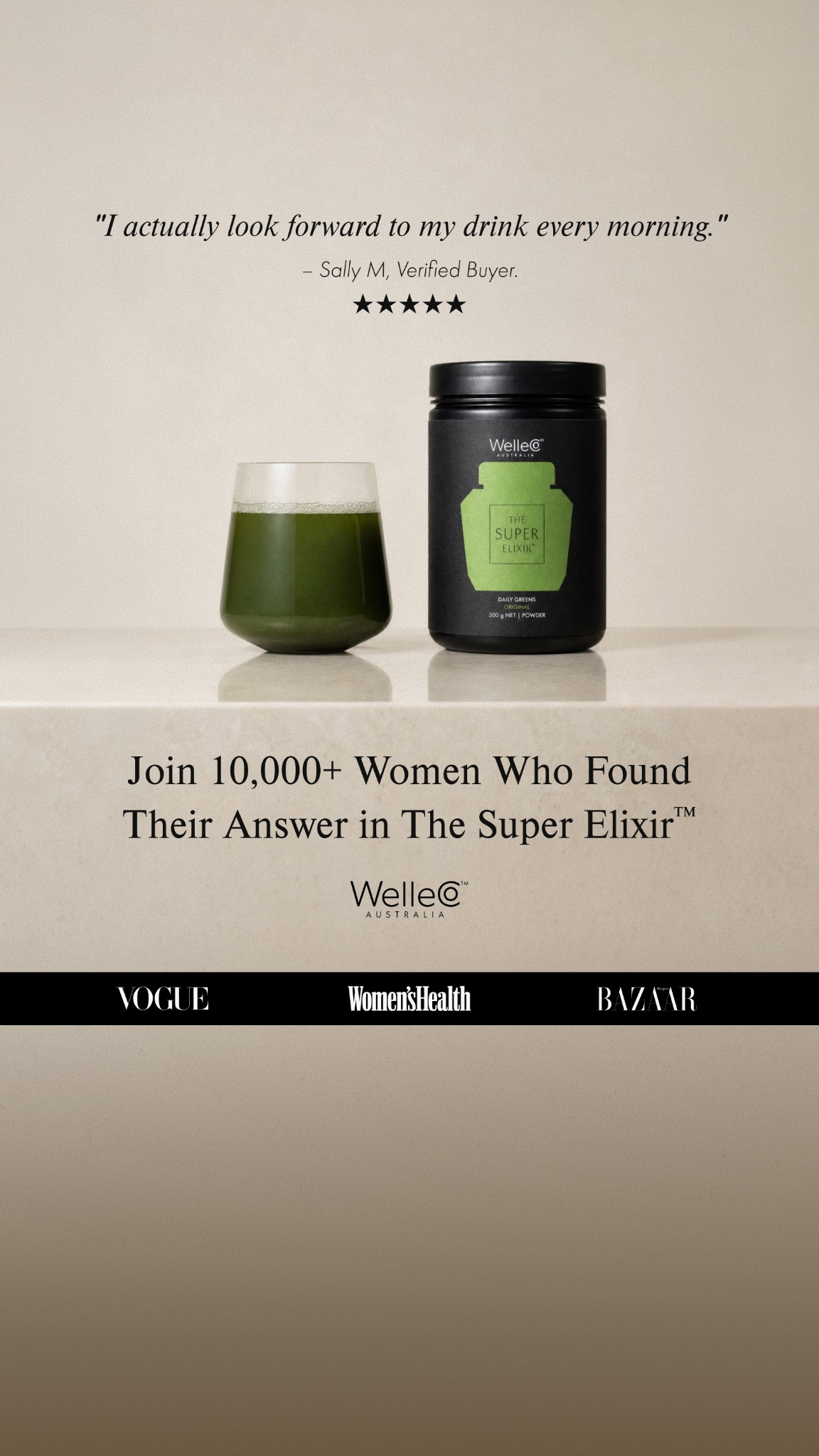 WelleCo Facebook ad