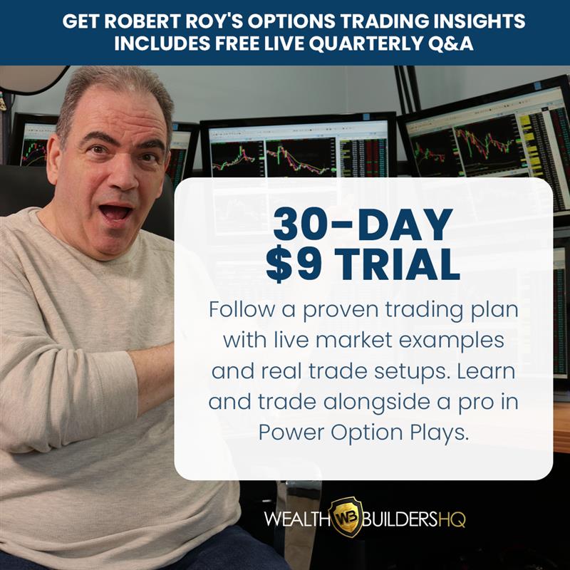 Wealth Builders HQ Facebook ad: Power Option Plays