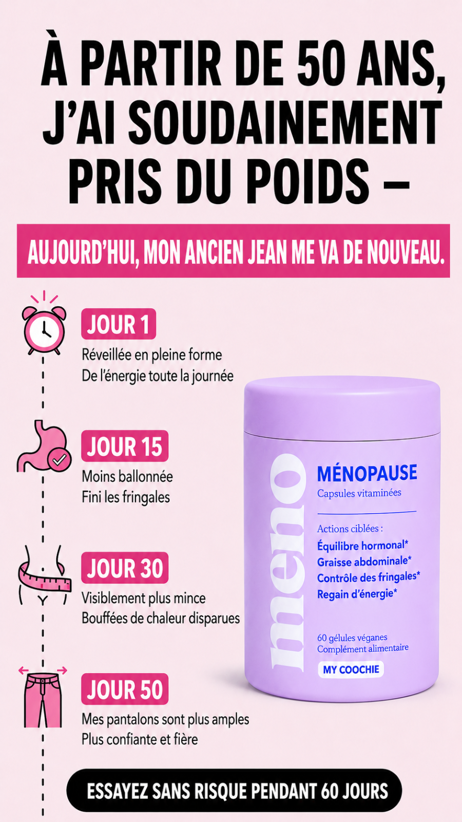 Menopause Weightloss Secrets Facebook ad