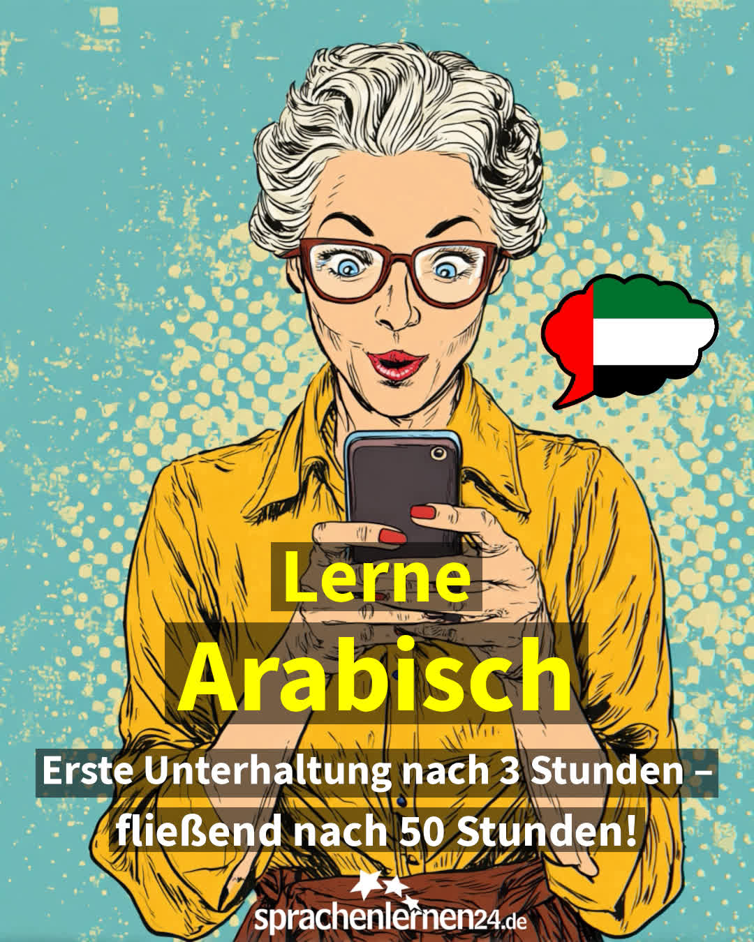 Sprachen lernen in 17 Minuten am Tag	 Facebook ad