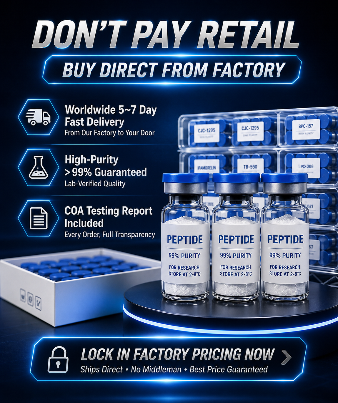 99.99% Purity Shop Facebook ad from May 17, 2026