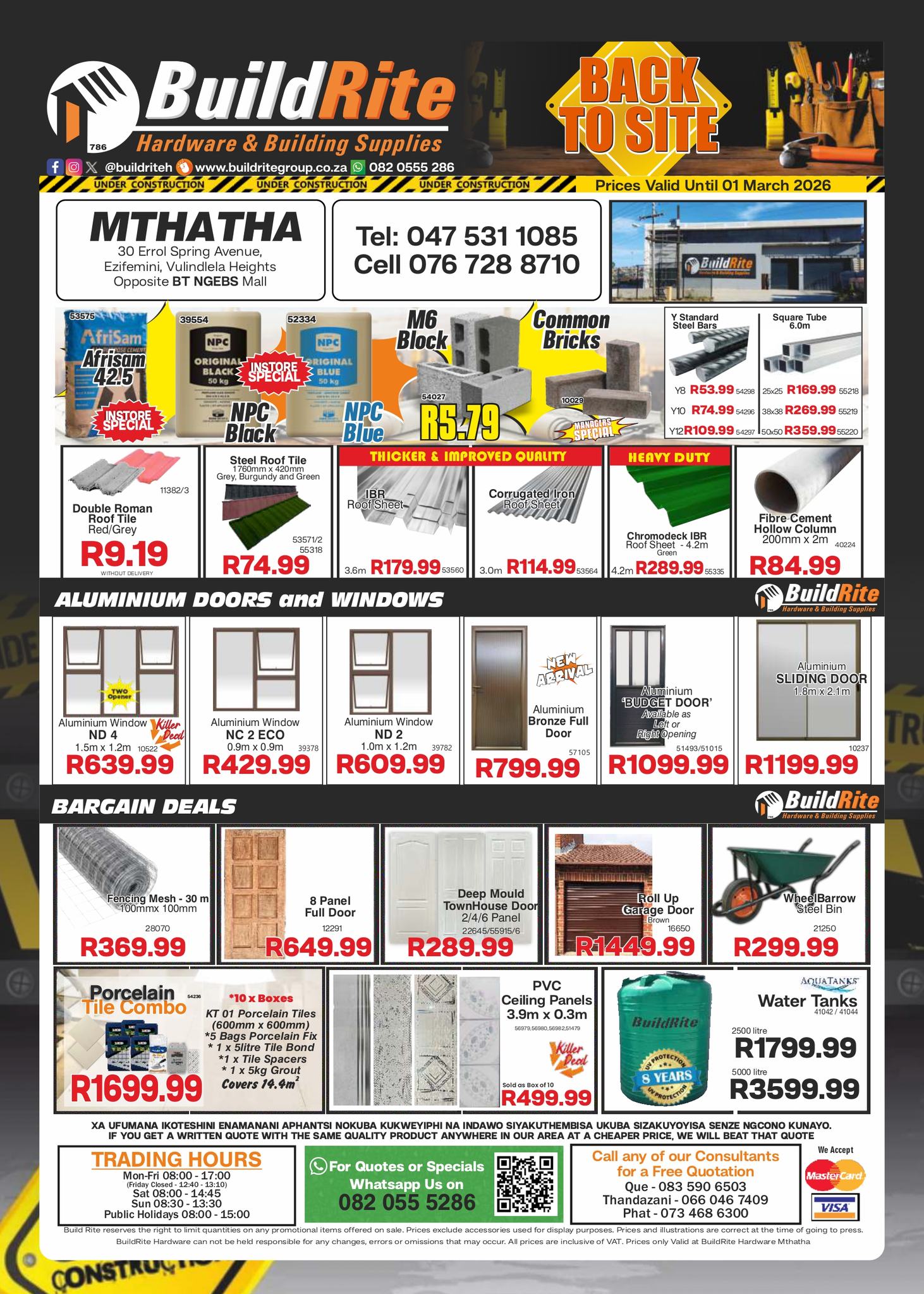 Build Rite Hardware Facebook ad