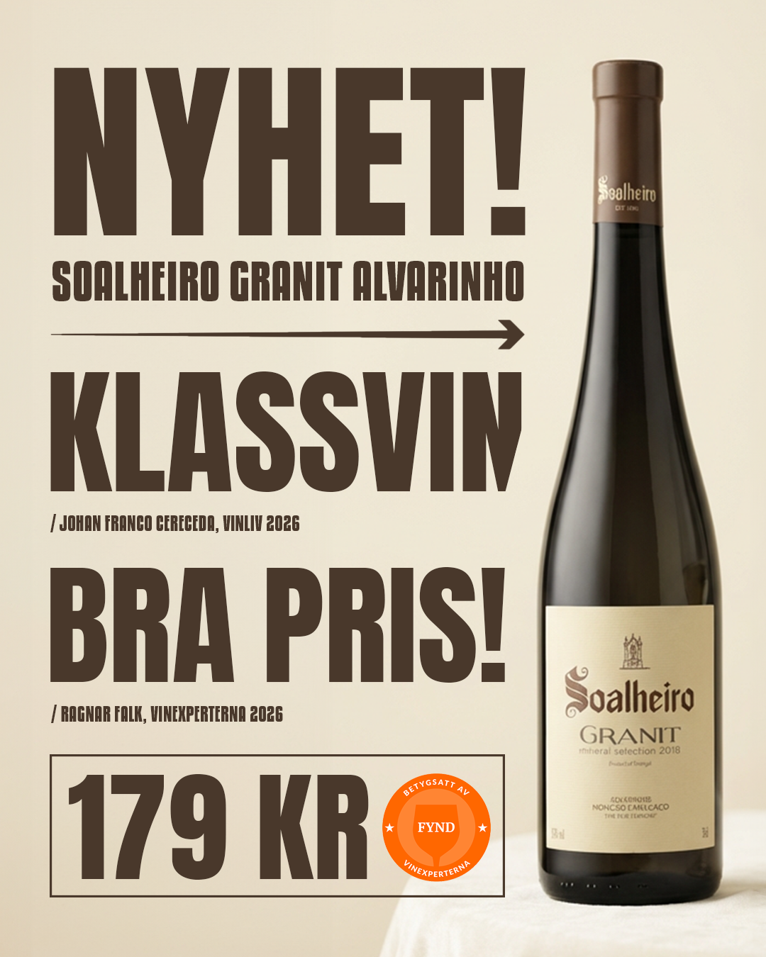 Vinliv.se Facebook ad from May 25, 2026