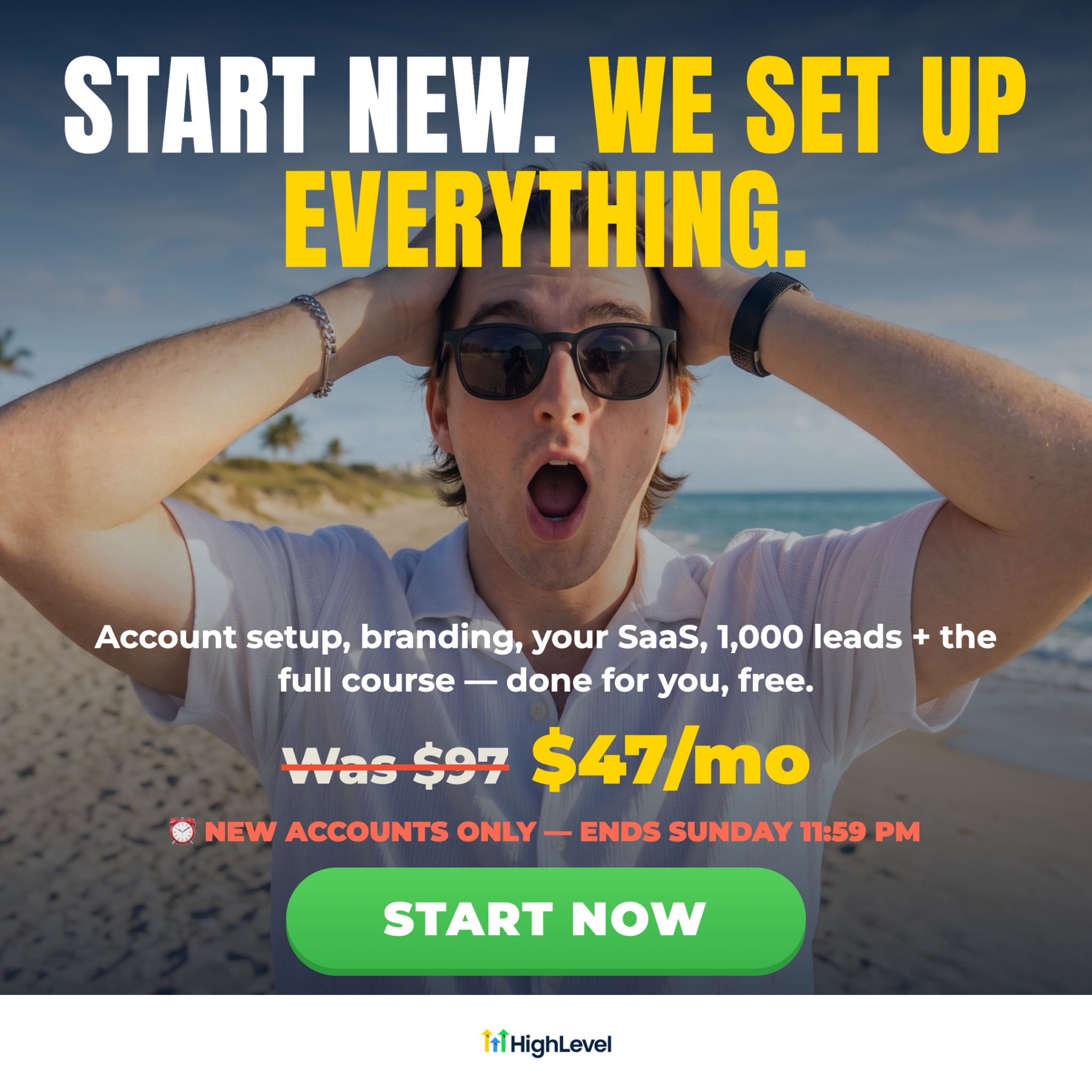 Andrew George Facebook ad