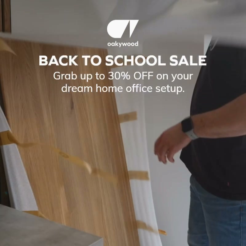 Oakywood Facebook ad: Save Up to 30% Site-Wide!