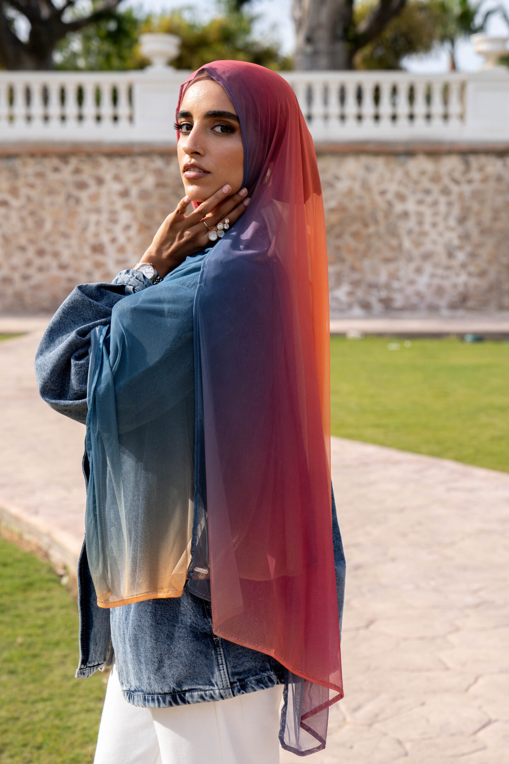 Piano scarf & Accessories Facebook ad: Effortlessly stylish and easy to wear, our vibrant…
