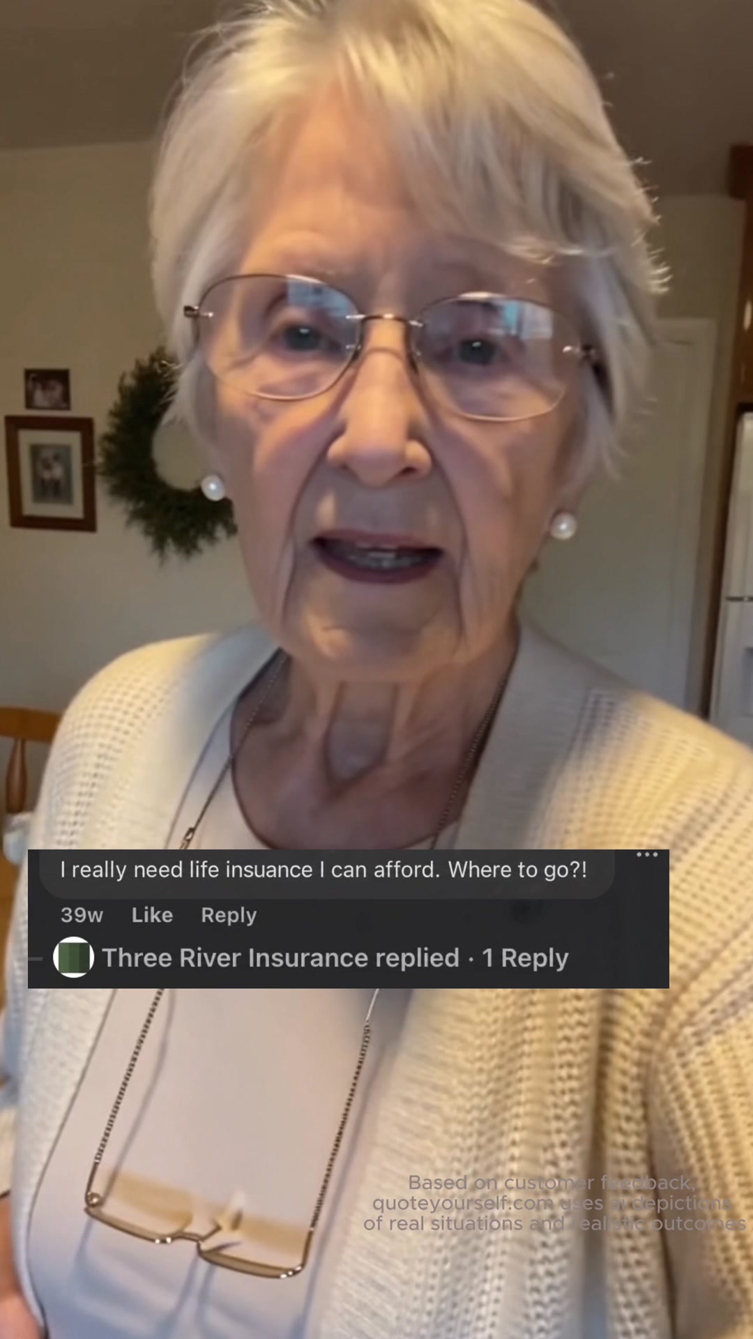 Three River Insurance Facebook ad: COVER 100% OF YOUR FUNERAL