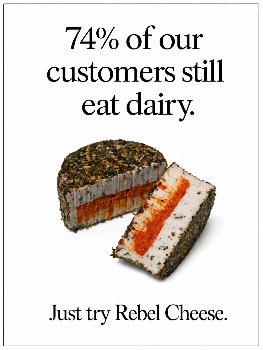Rebel Cheese Facebook ad