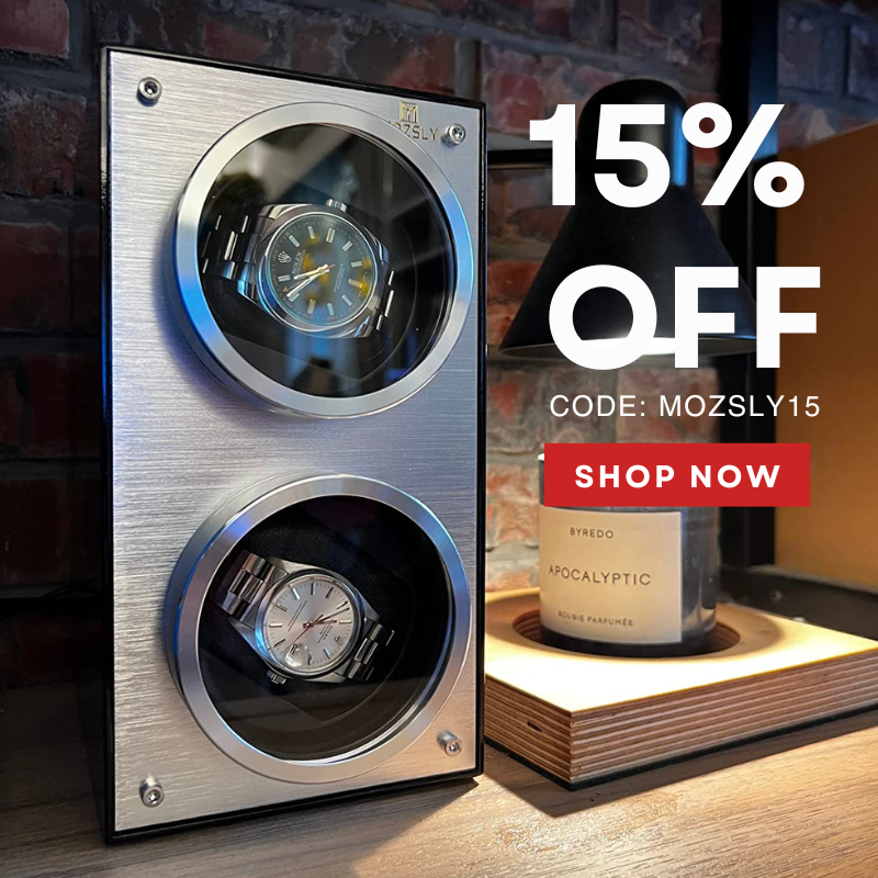 Mozsly Facebook ad: Mozsly Watch Winder
