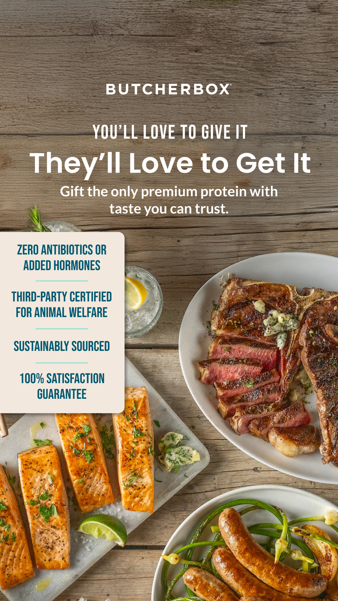 ButcherBox Facebook ad