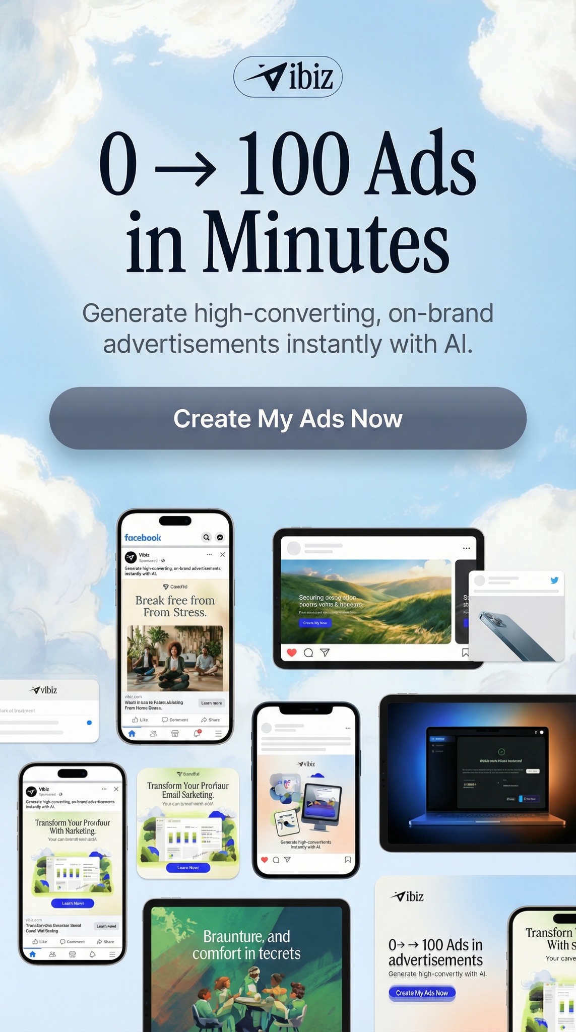 Vibiz Facebook ad