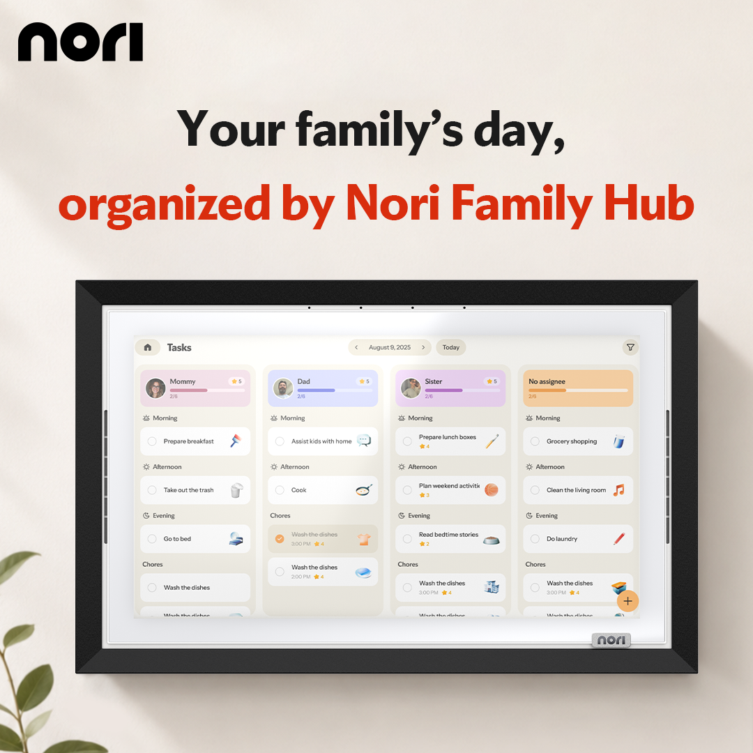 Nori Family Hub Facebook ad: Stop Carrying the Mental Load