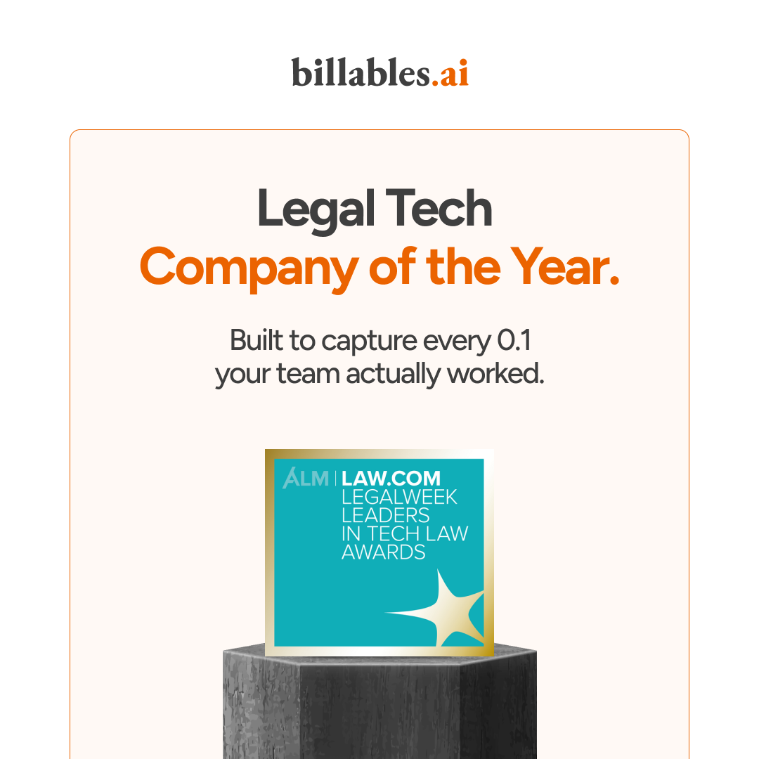 Billables Facebook ad: Stop Losing Billable Hours