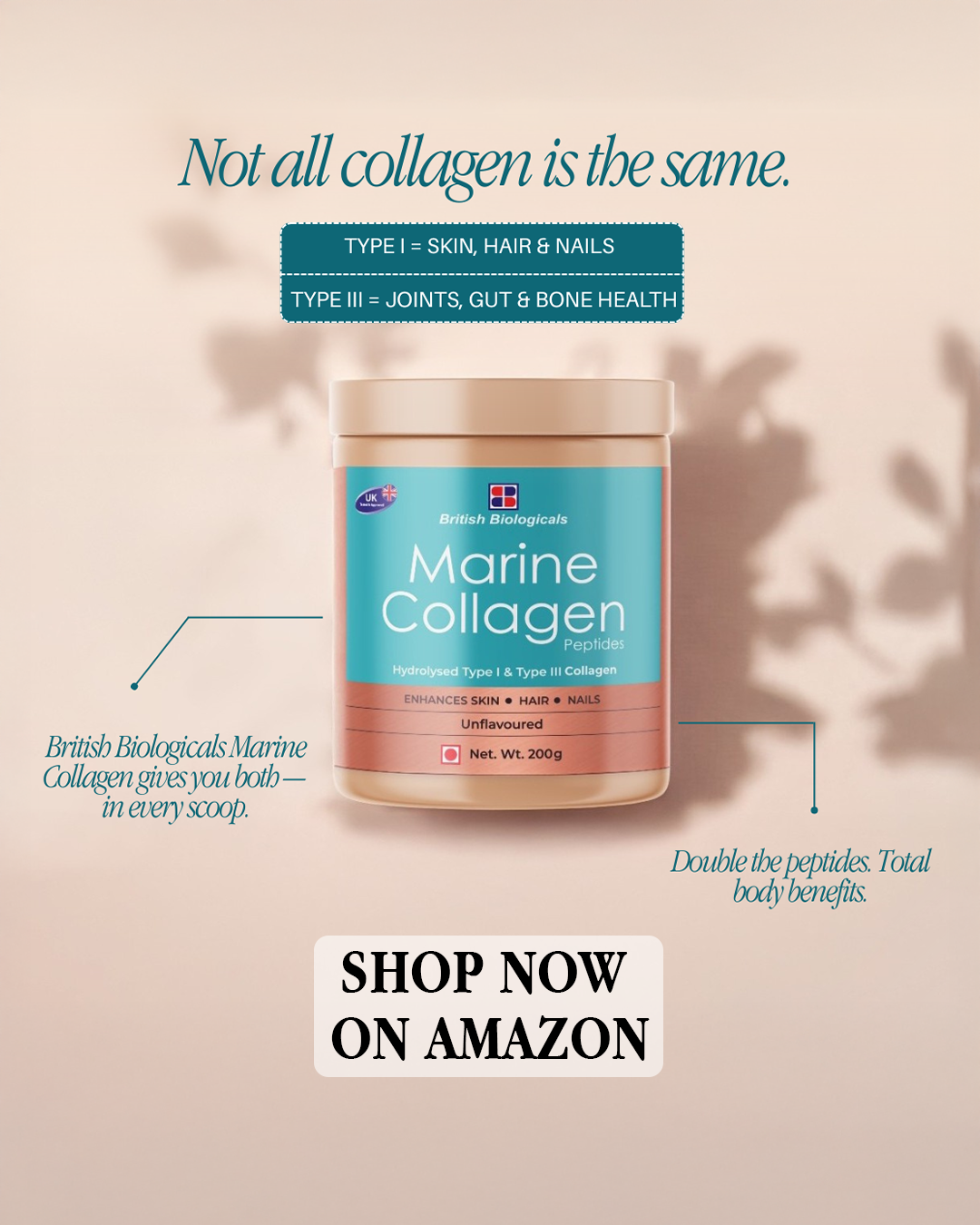 Marine Collagen Facebook ad from Jan 23, 2026