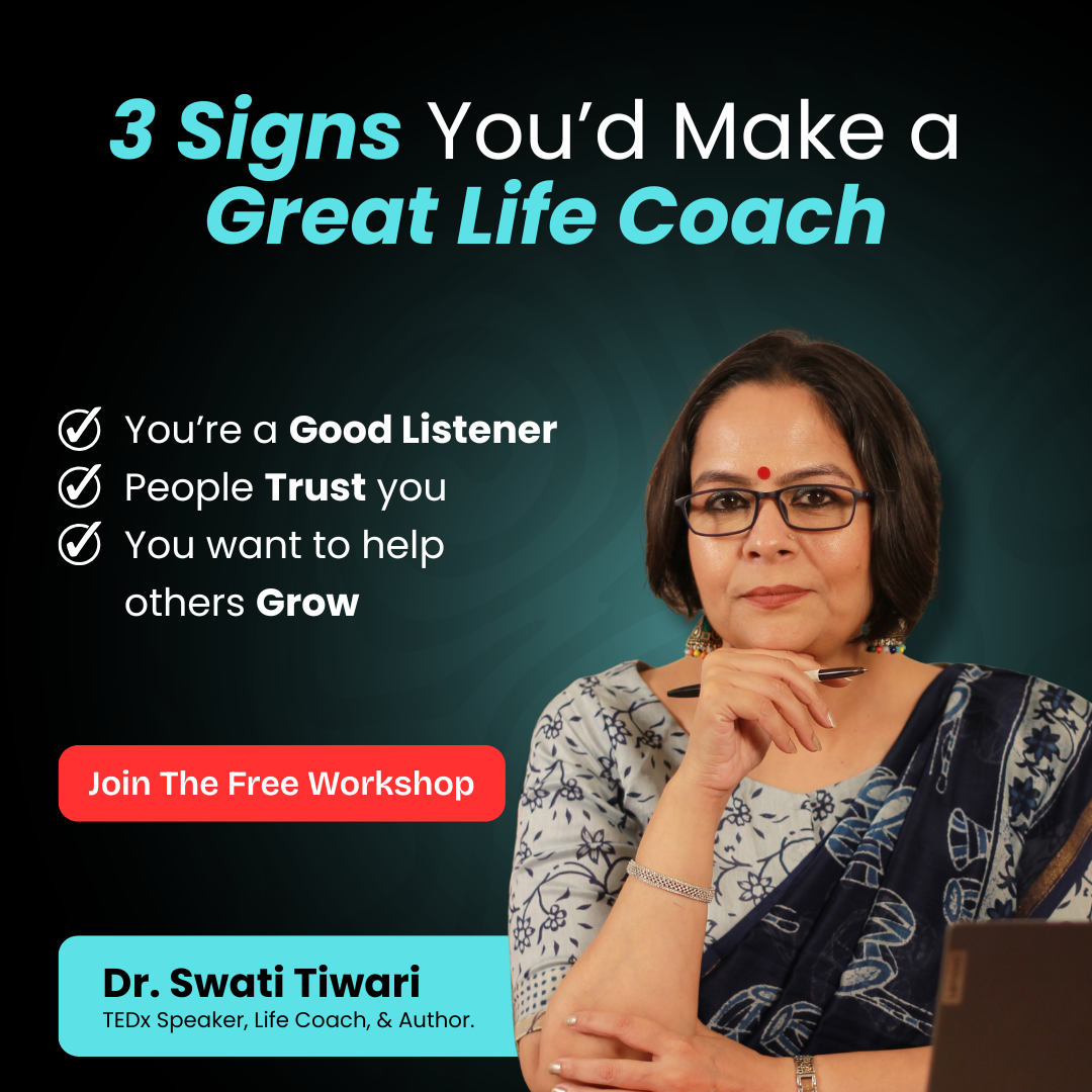Coach Swati Tiwari Facebook ad: Turn Your Advice Into Life Coaching