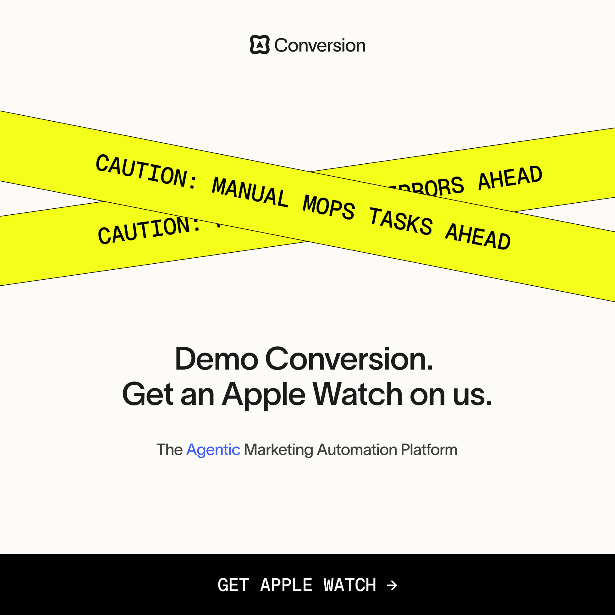 TryConversion Facebook ad: Get Apple Watch