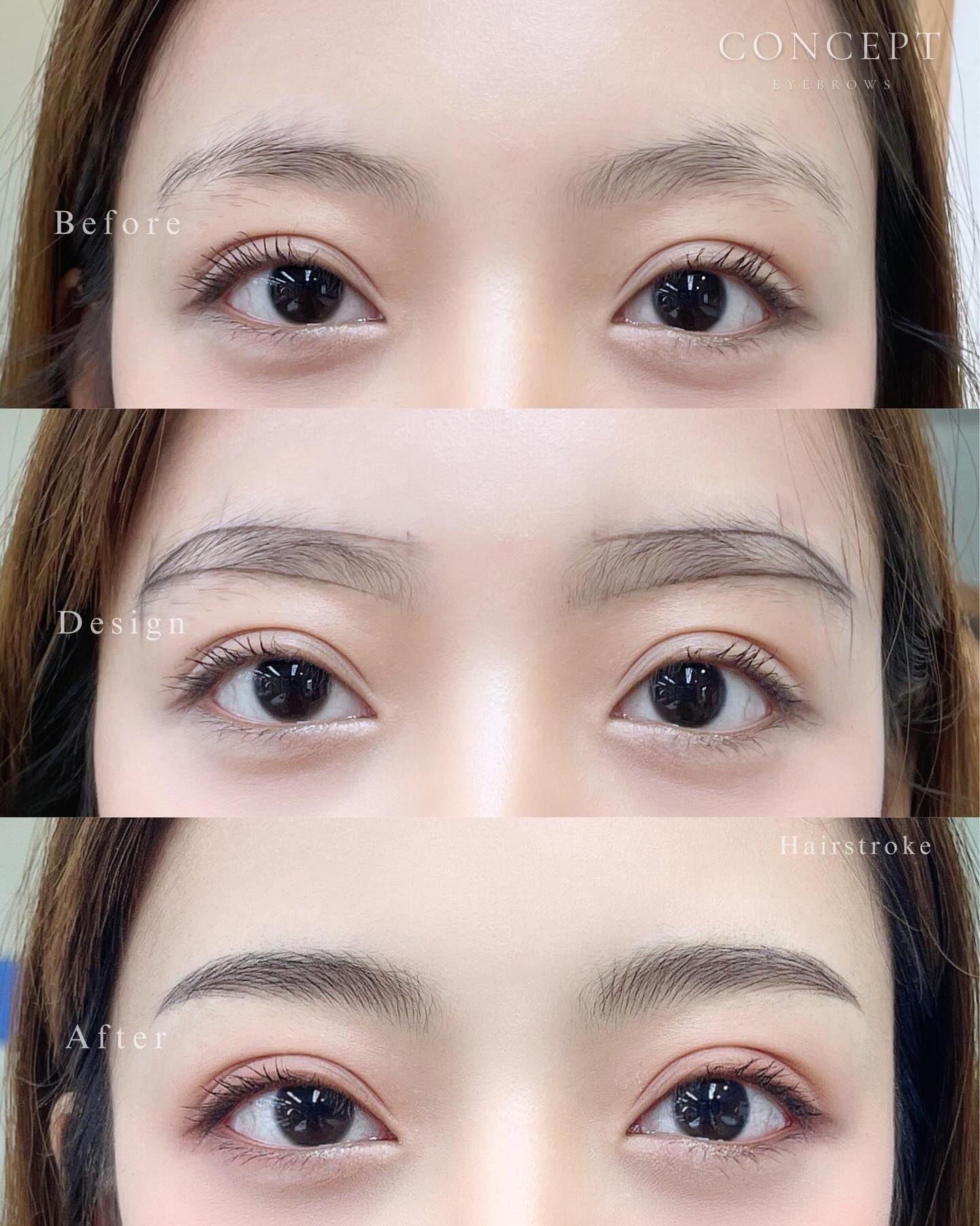 Concept eyebrows Facebook ad