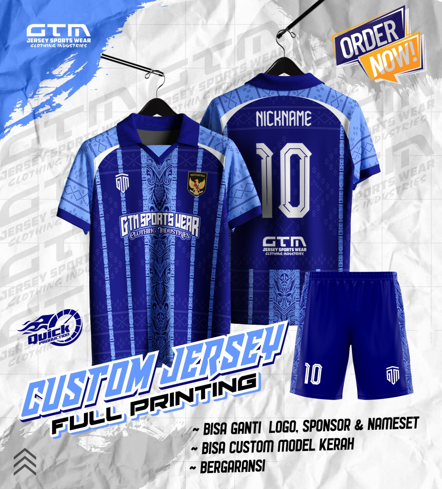 GTM Jersey Sports Facebook ad: Hadir Dengan Promo Harga Spesial
