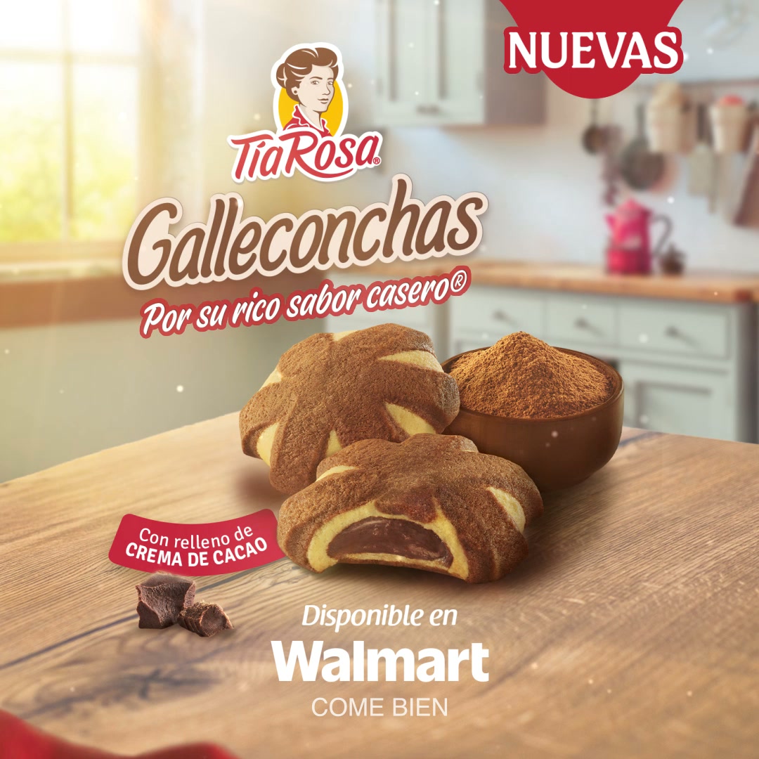 Tía Rosa Facebook ad: Galleconchas Tia Rosa 10 galletas 200g | Walmart en línea