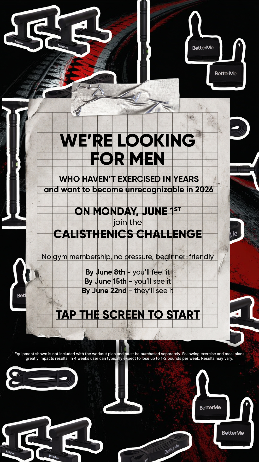 BetterMe Men Facebook ad