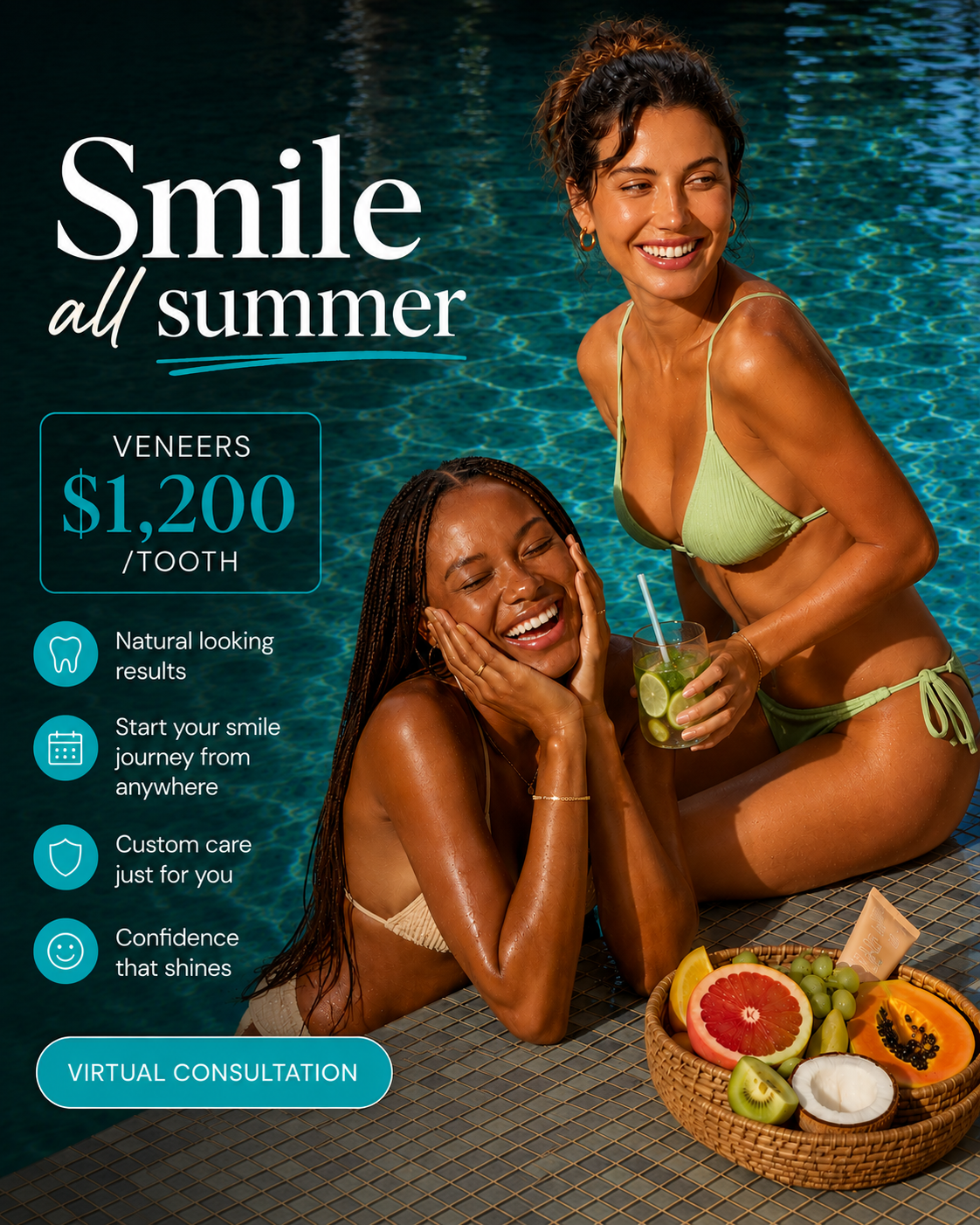 Prizm Dental & Veneers Facebook ad: Summer Special