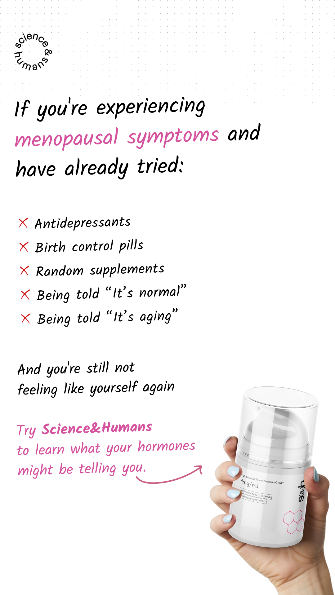 ScienceandHumans Facebook ad