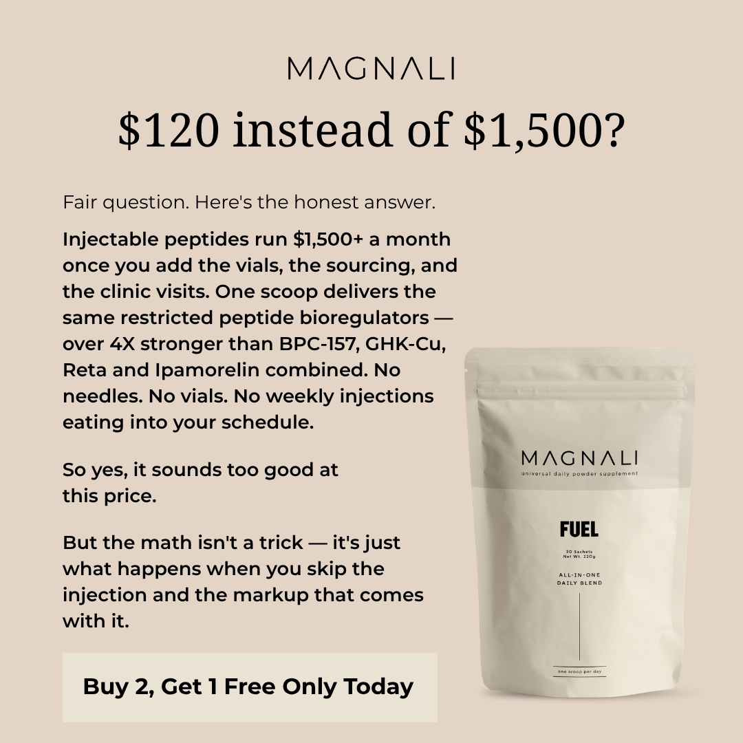 Magnali Health Facebook ad: Magnali: Singapore's Longevity Breakthrough