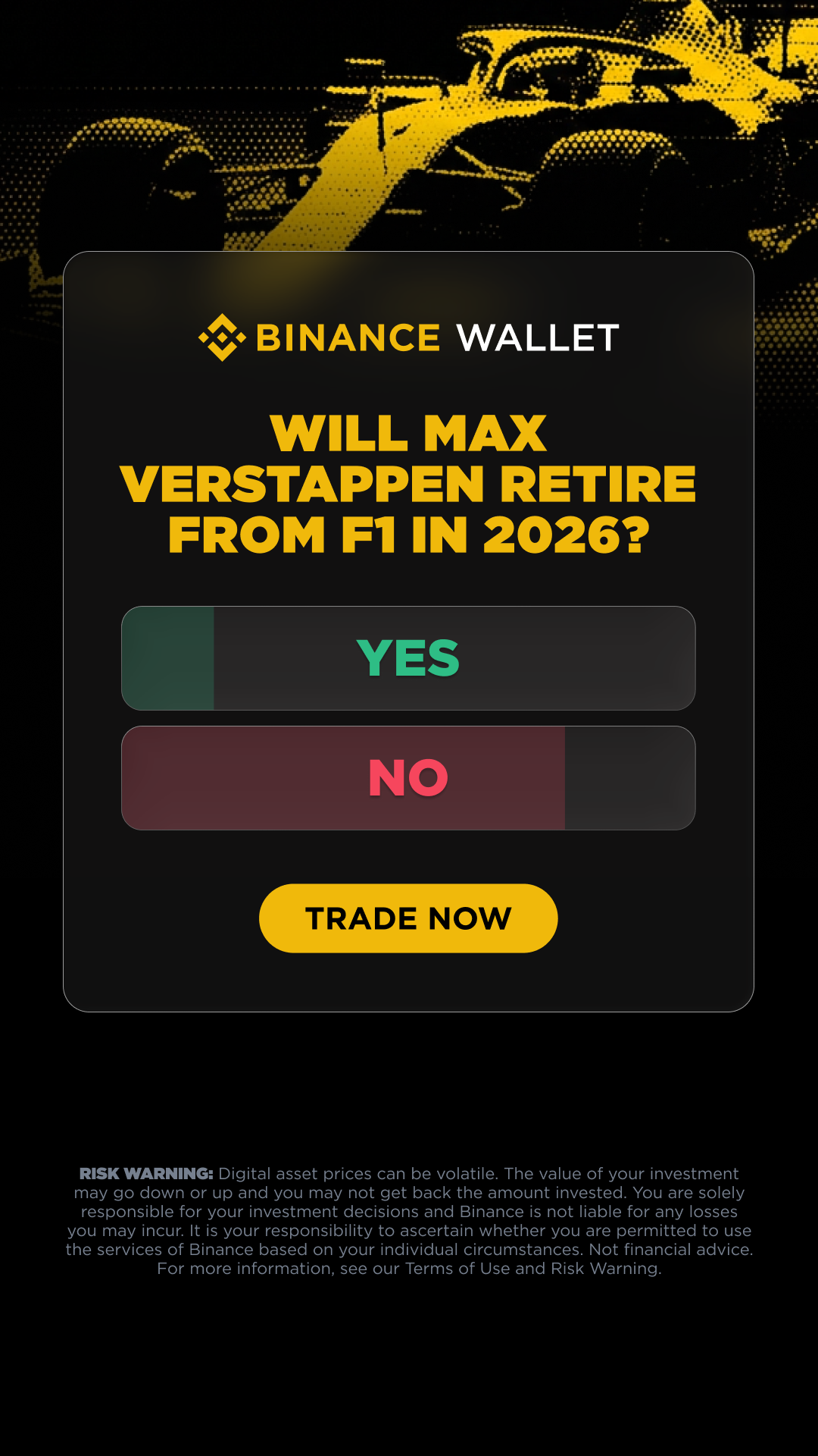 Binance Facebook ad
