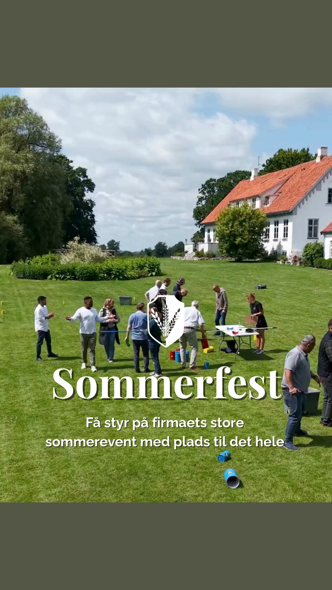 Sonnerupgaard Gods Facebook ad: Er I klar til en sjov sommerfest?