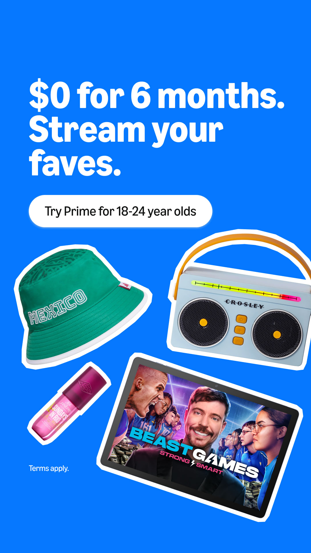 Amazon Prime Facebook ad