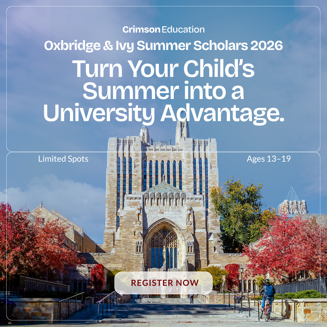 Crimson Education Facebook ad
