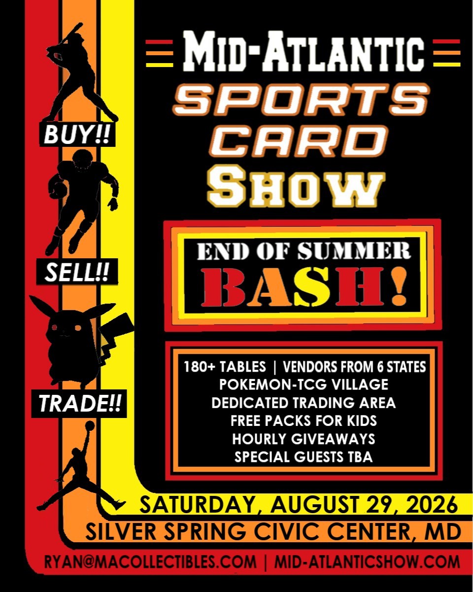 The Mid-Atlantic Sports Collectibles Show Facebook ad