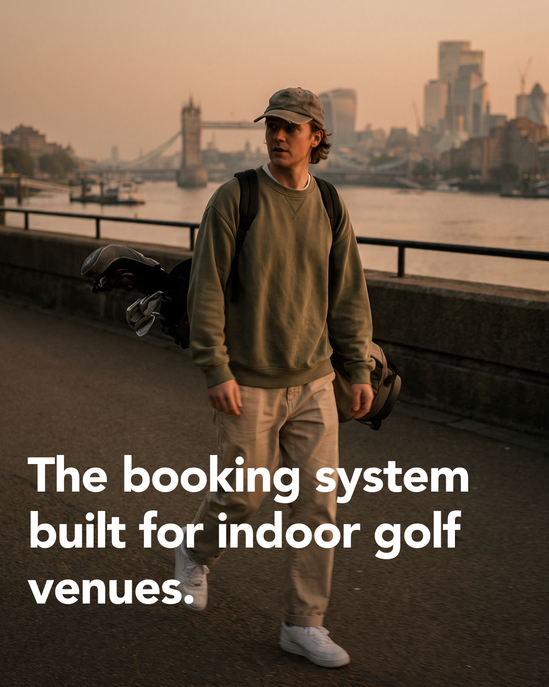 Alba App Facebook ad: Run a better indoor golf business