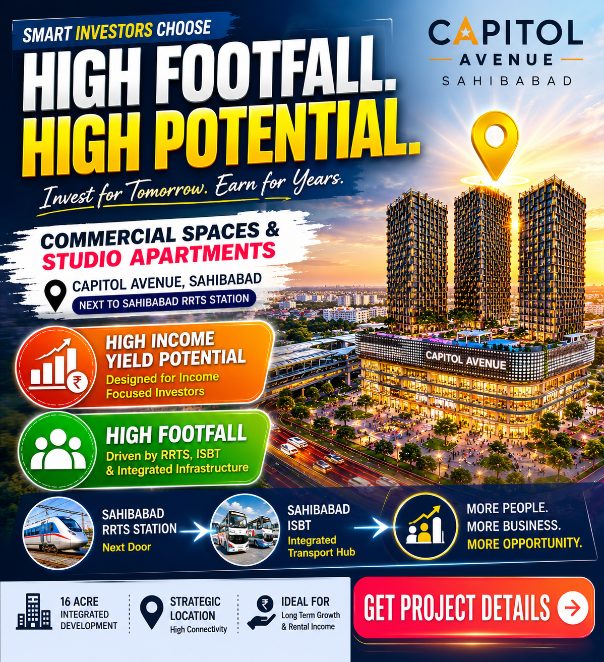 Property Flix India Facebook ad: Interested? Get project details!
