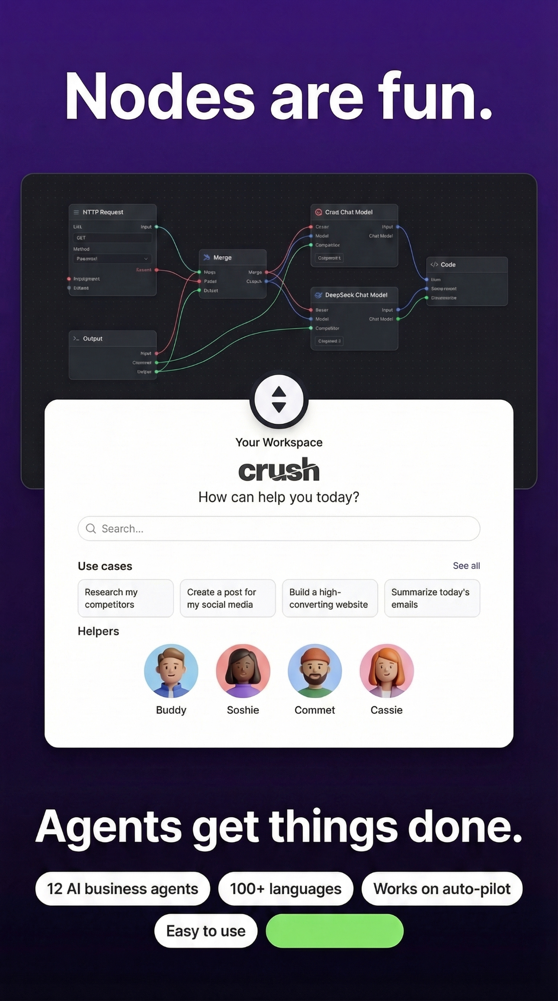 trycrush.ai Facebook ad