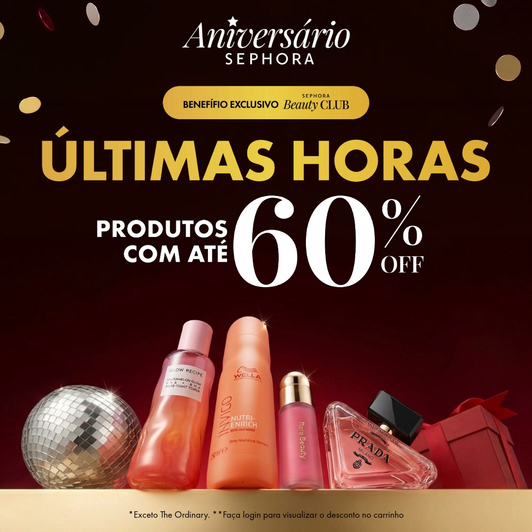 SEPHORA Facebook ad: ELA CHEGOU! A Huda Beauty Agora Faz Parte…