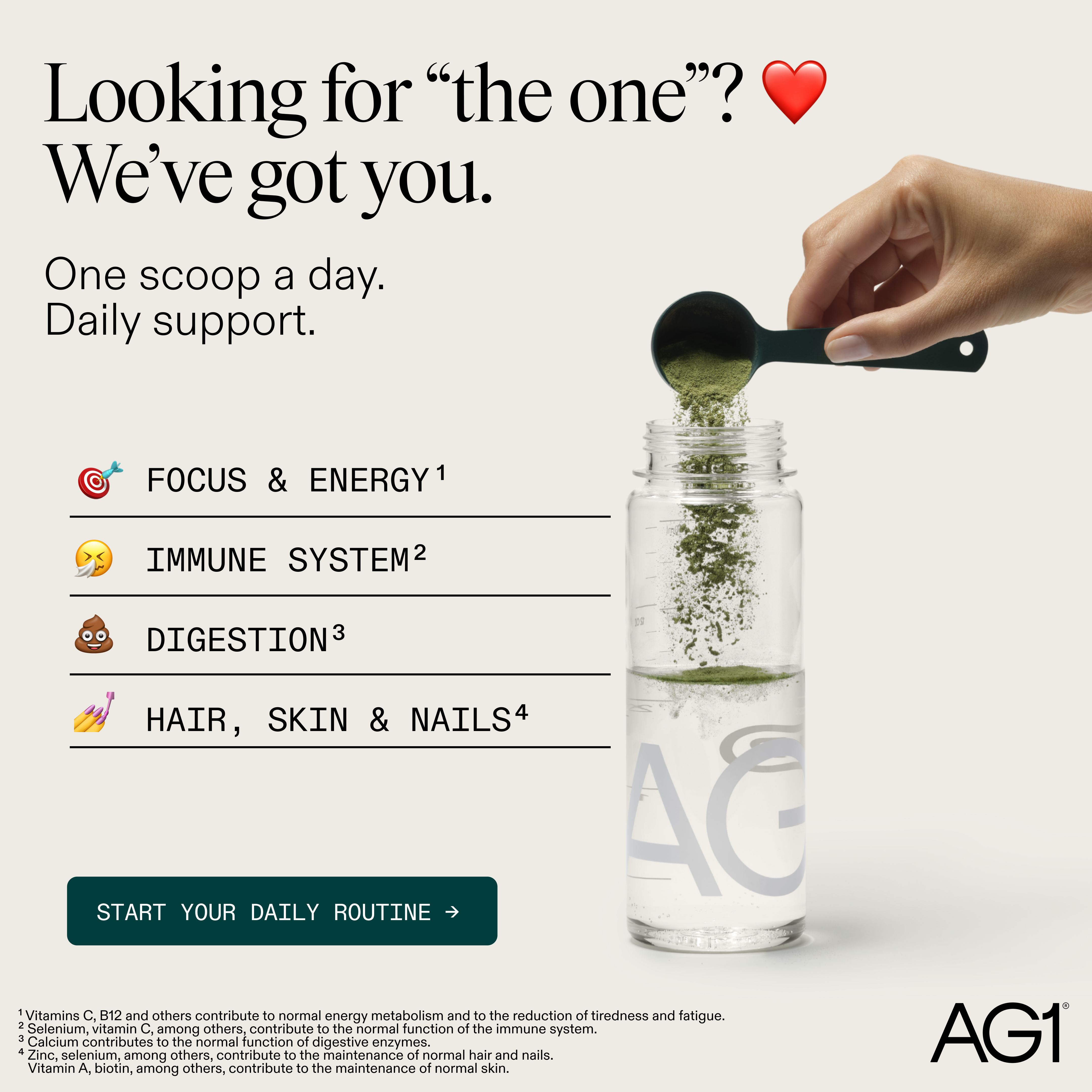 AG1 by Athletic Greens Facebook ad