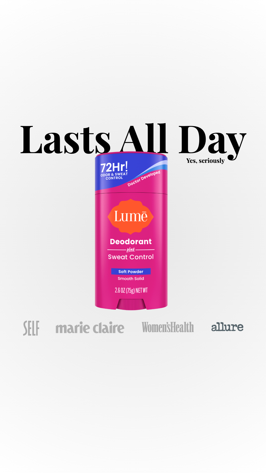 Lume Deodorant Facebook ad