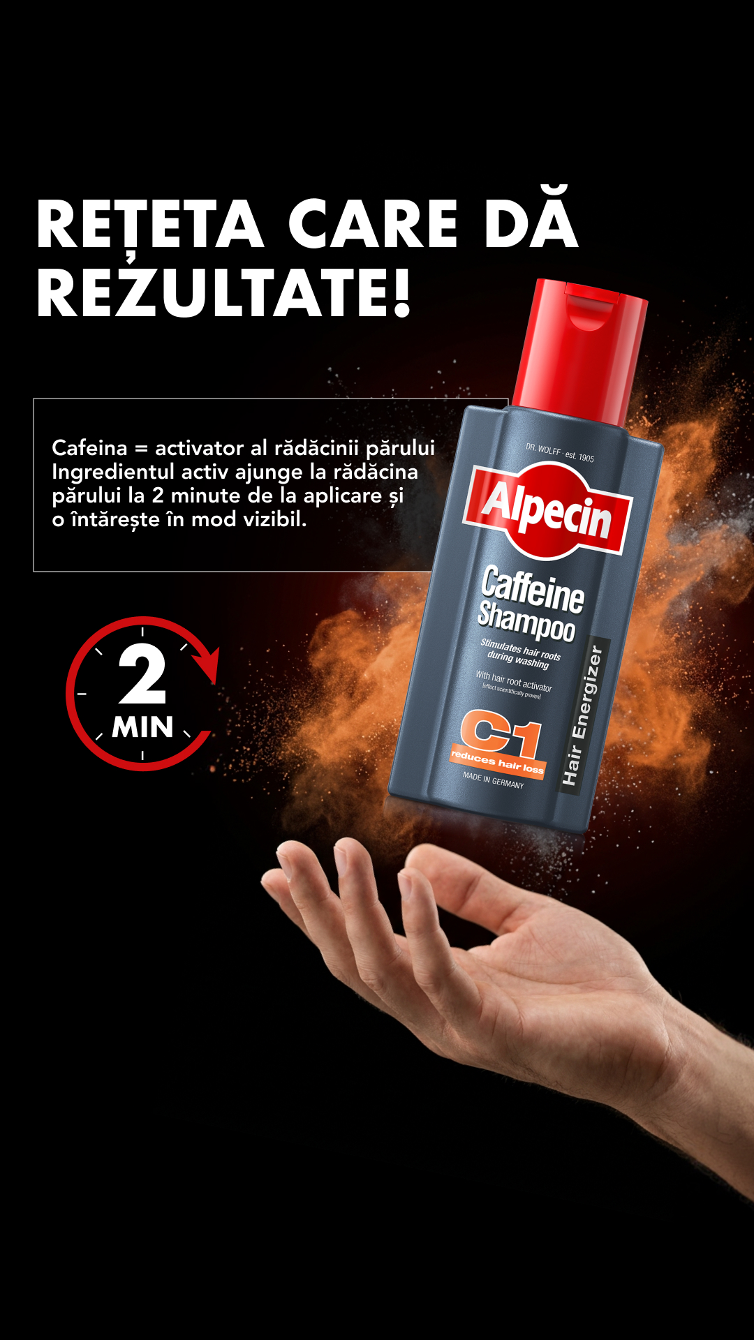 Alpecin Facebook ad