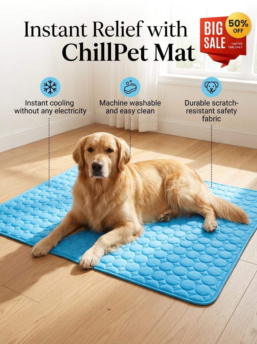 Amulanete Facebook ad: Pet Cooling Mat