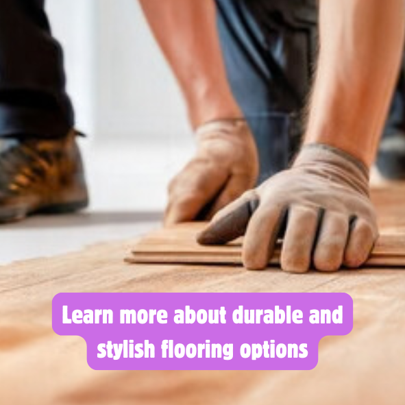 Health Page for You Facebook ad: Learn more about durable and stylish flooring options
