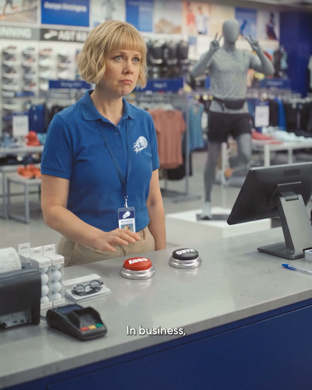 Staples Business Facebook ad: Coffee, brewer included.