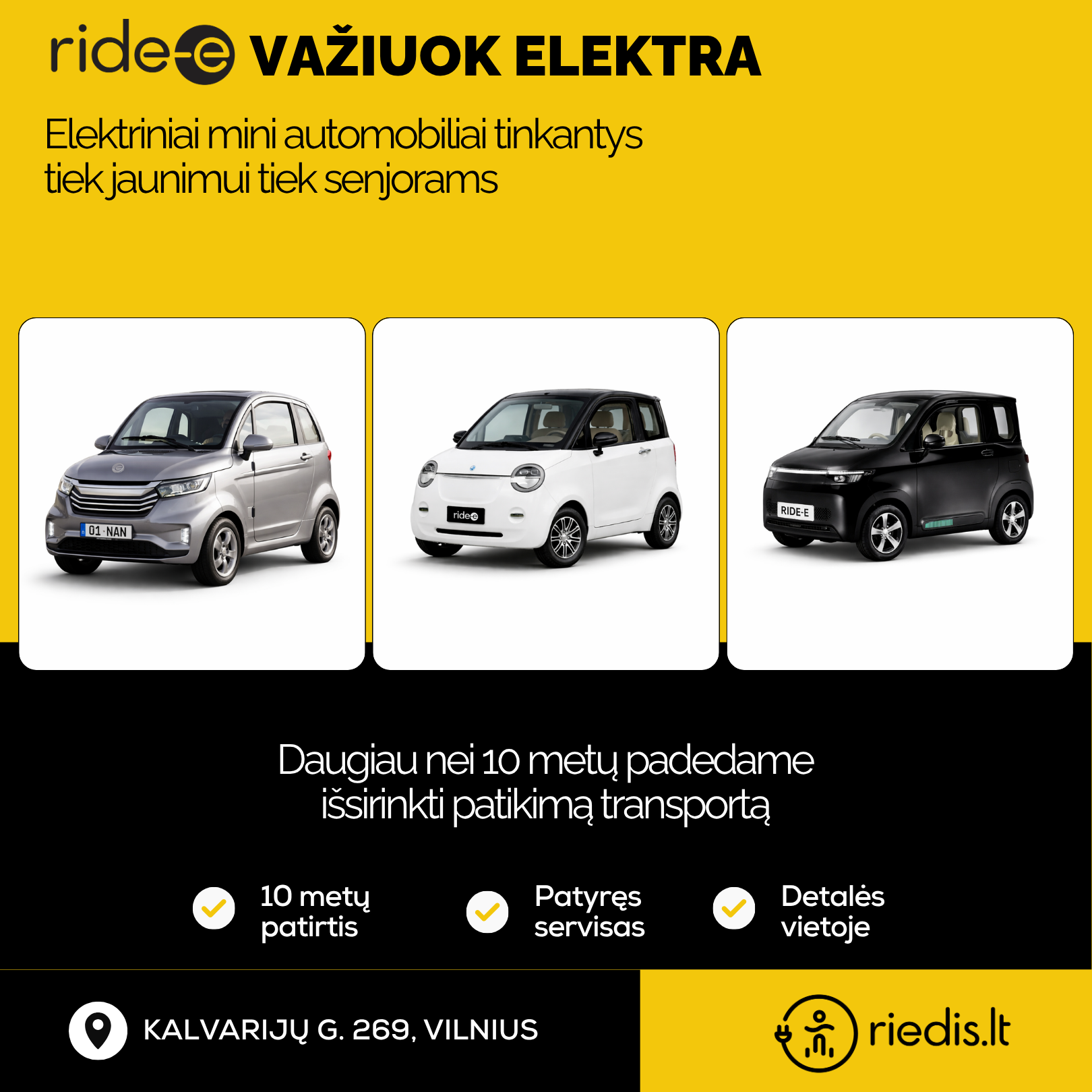 Riedis.lt Facebook ad