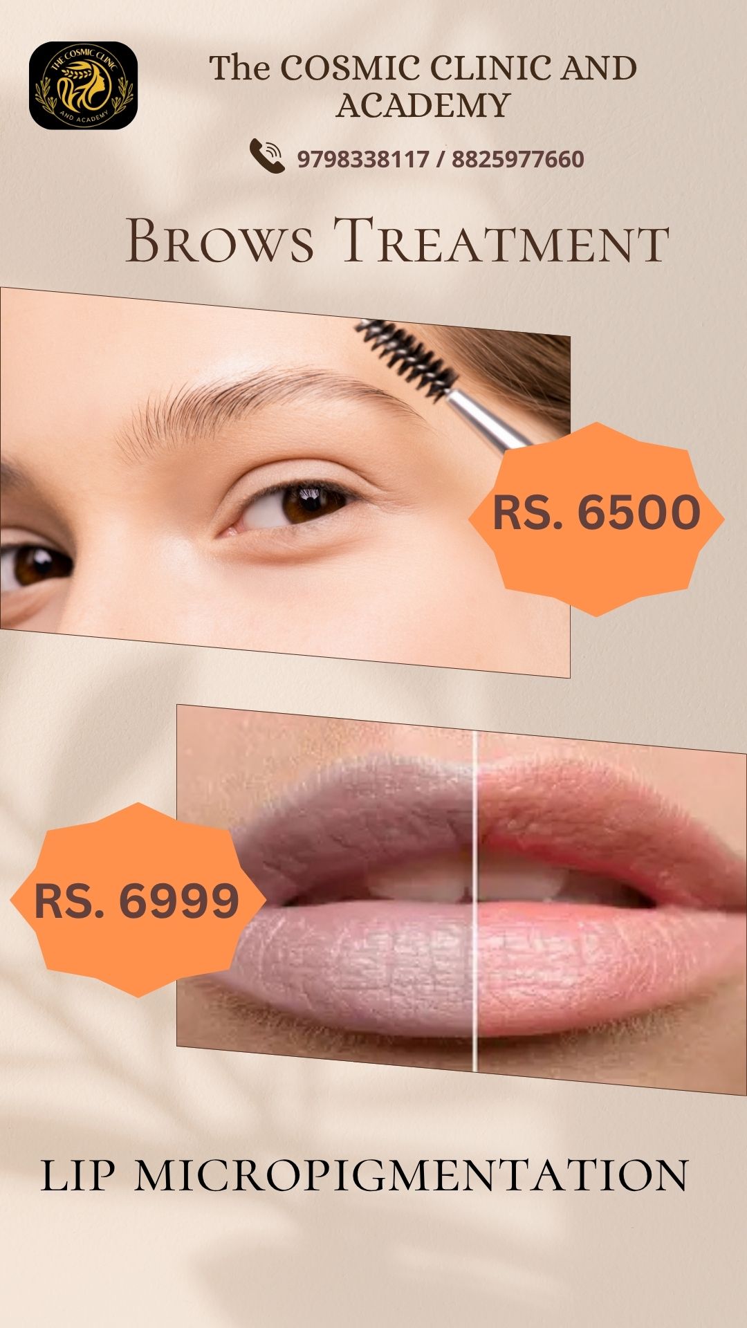The Cosmic Clinic & Academy Facebook ad: Discover the ultimate beauty and wellness experience at…