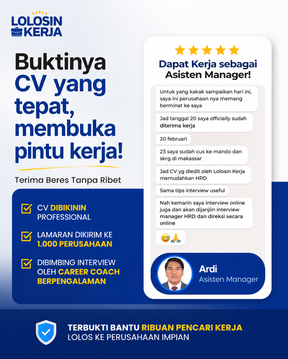 Kelas Karir Facebook ad: Lolosin Kerja, Kelas Karir