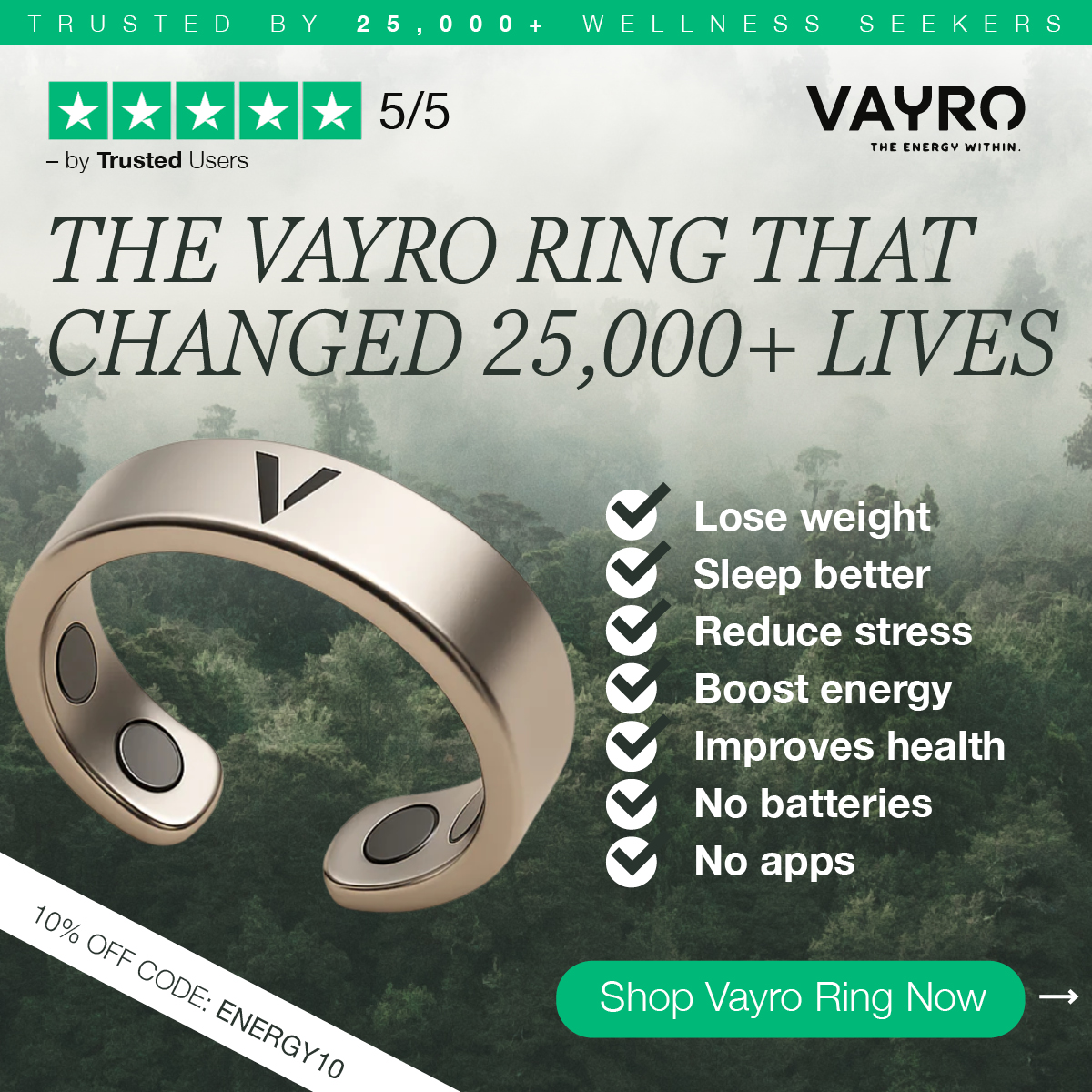 Vayro Facebook ad