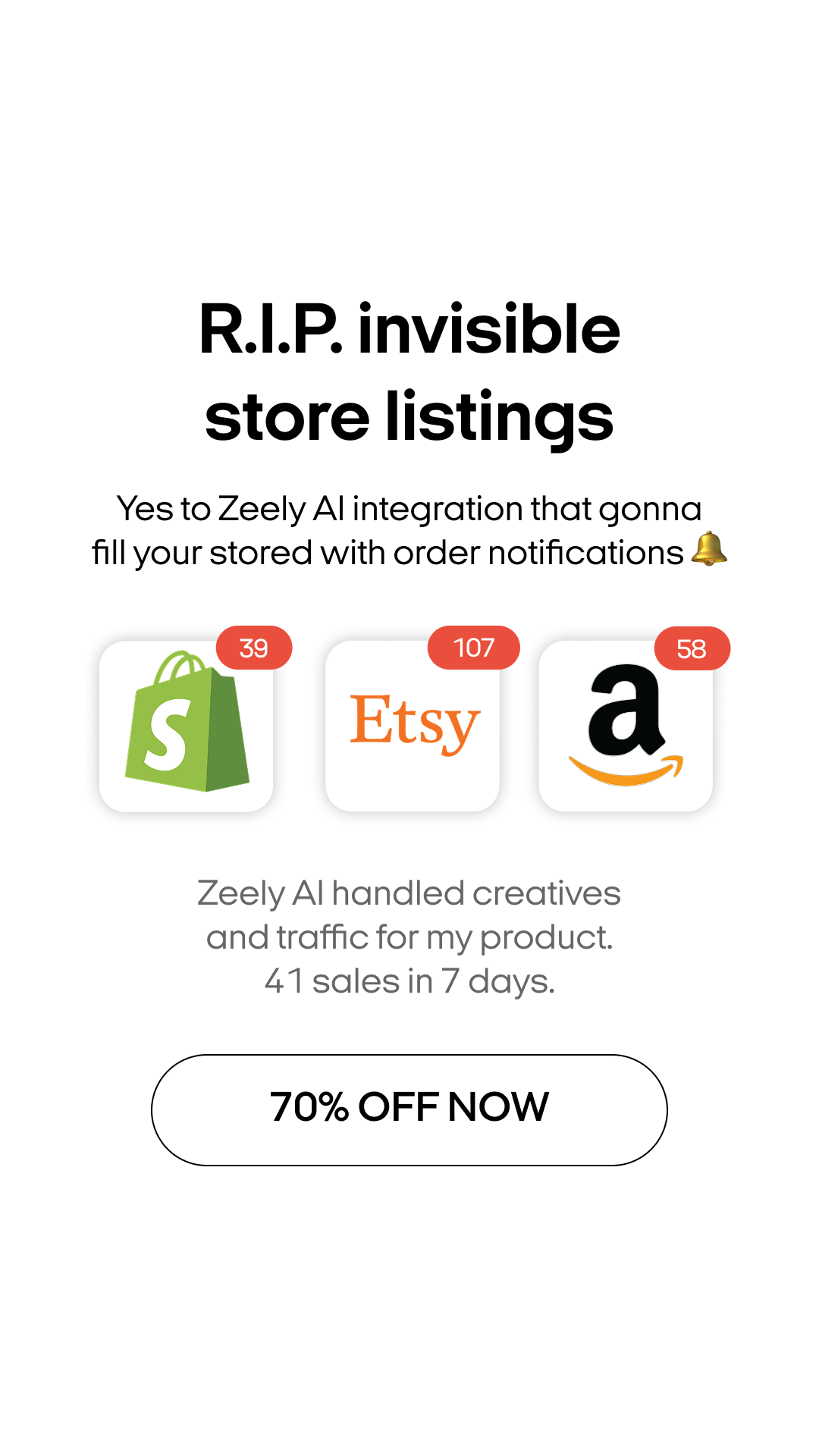Zeely Facebook ad
