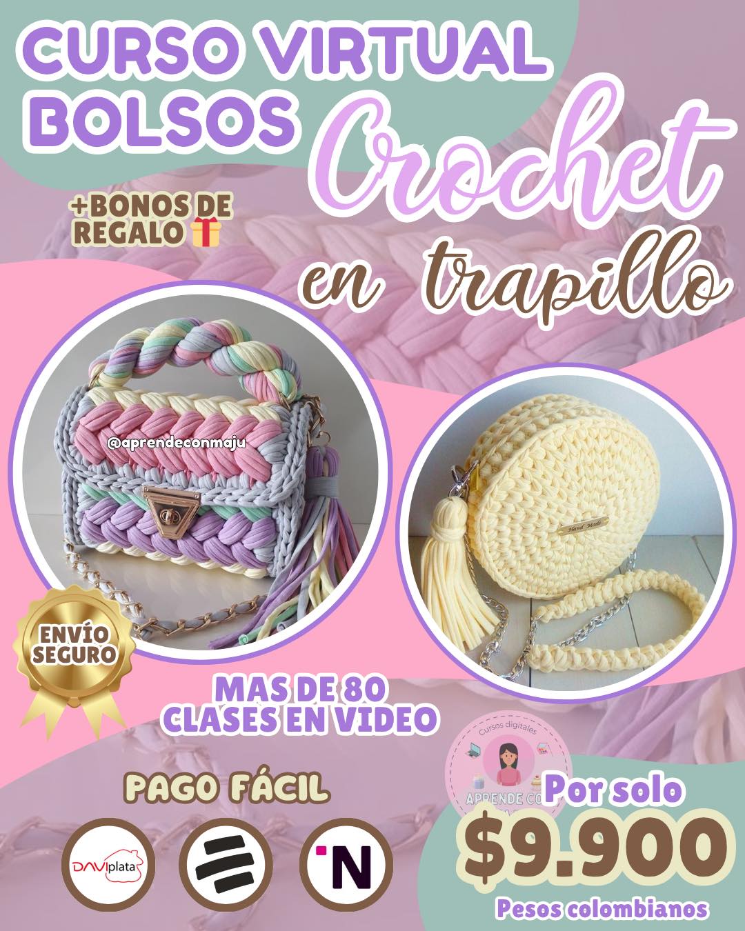 Aprende con maju Facebook ad: POR SOLO $9.900 PESOS