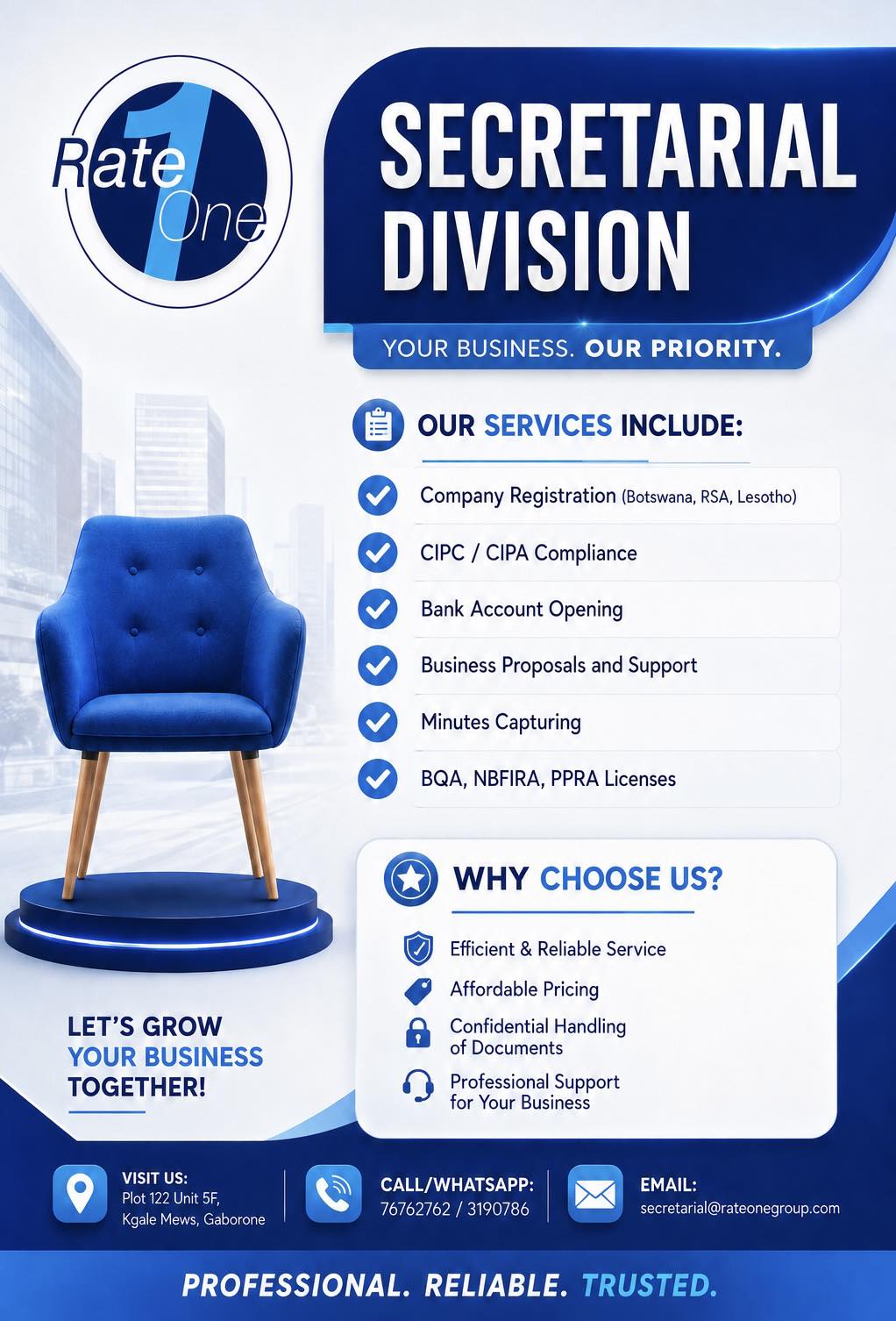 Rate One Bw, SA ,Lesotho Facebook ad
