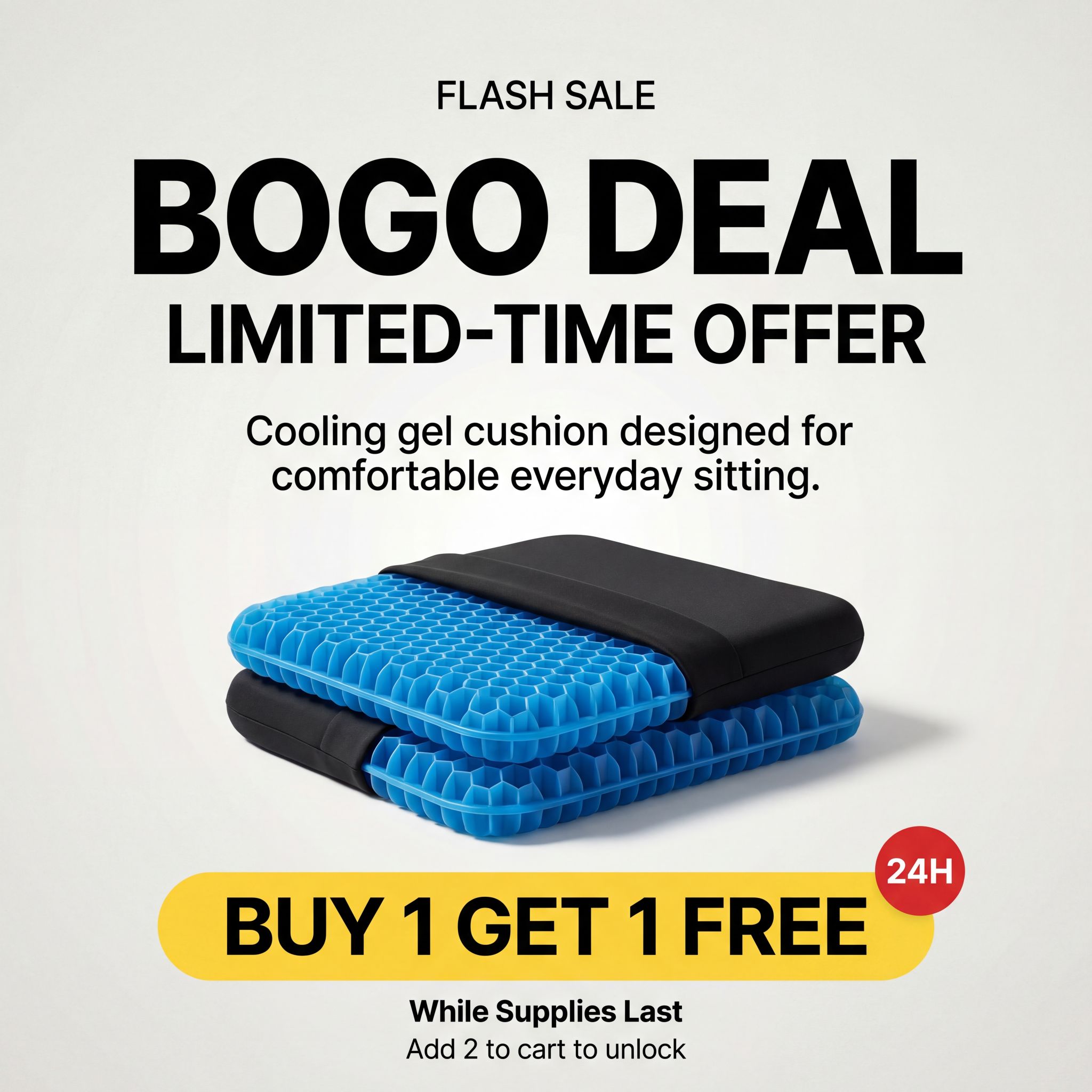 The Zero Cushion Facebook ad